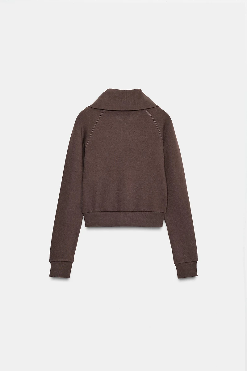 ZIPPERED PLUSH JACKET