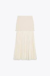 COMBINED KNIT SKIRT