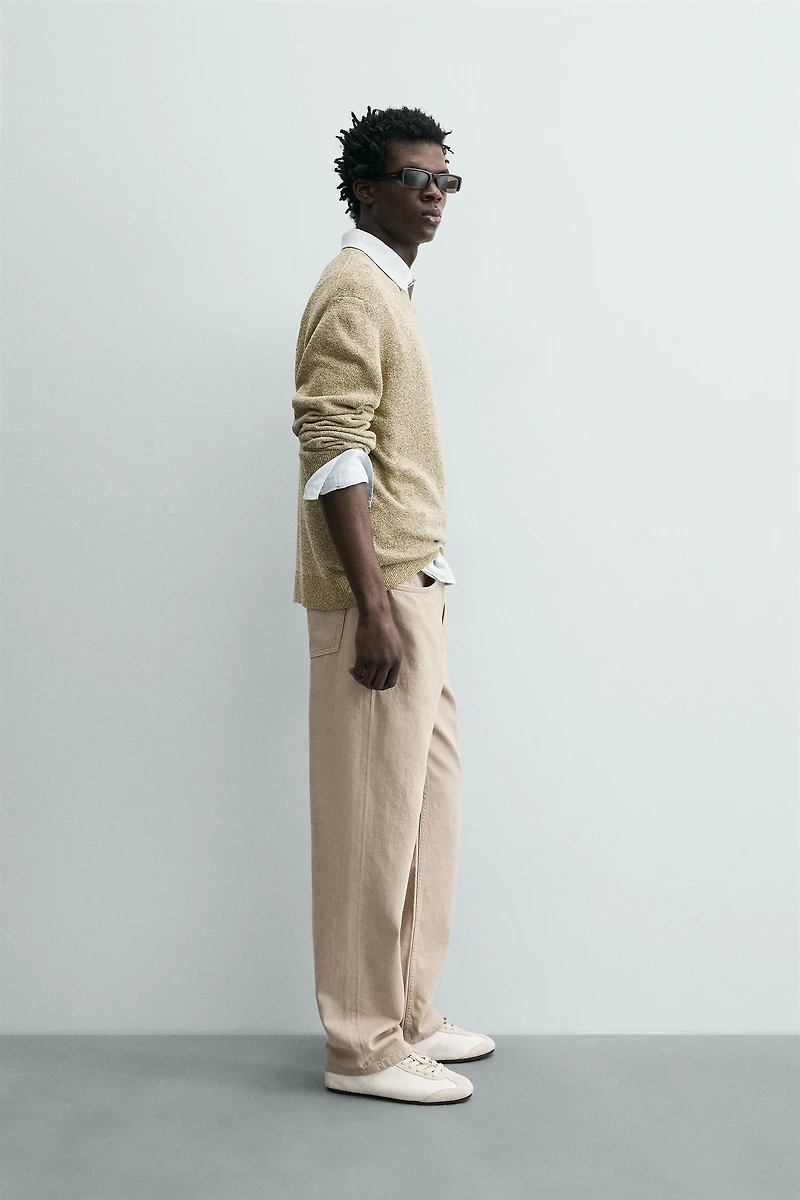 COTTON BLEND CABLE JUMPER