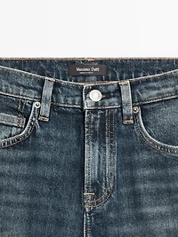 Mid-rise slim fit jeans