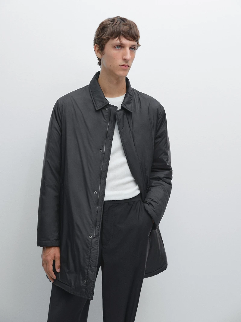 Parka ultra-légère en duvet mélangé hydrofuge