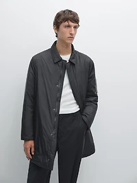 Parka ultra-légère en duvet mélangé hydrofuge