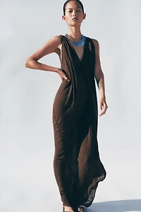 ZW COLLECTION JACQUARD MIDI DRESS