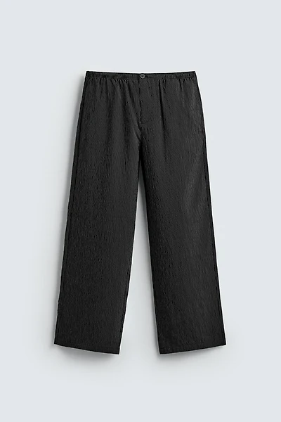 STRIPED FLOWY PANTS