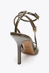 OPEN TOE SLINGBACK HEELS
