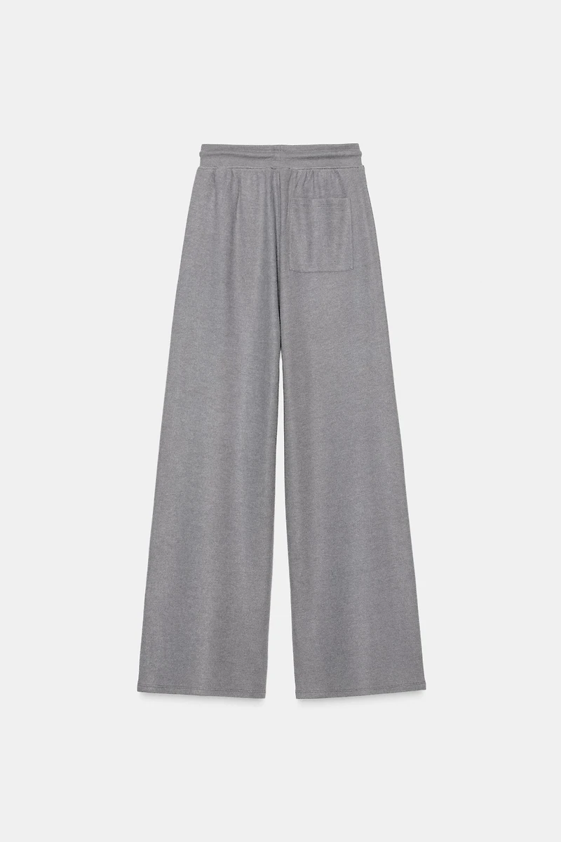 STRAIGHT LEG RIB SOFT PANTS