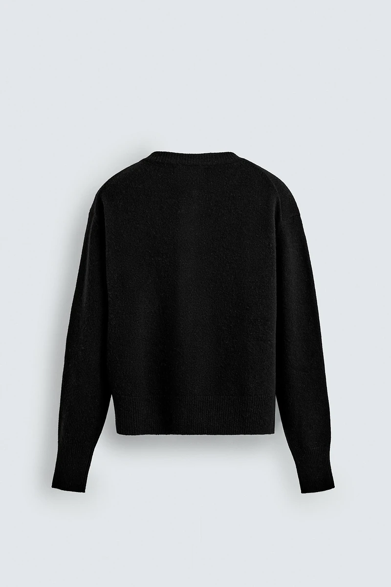 MICKEY MOUSE PATCH CARDIGAN HARRY LAMBERT FOR ZARA X DISNEY