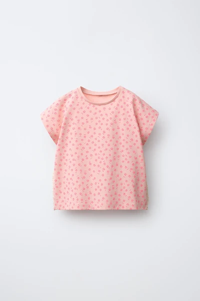 T-SHIRT IMPRIMÉ DENTELLE