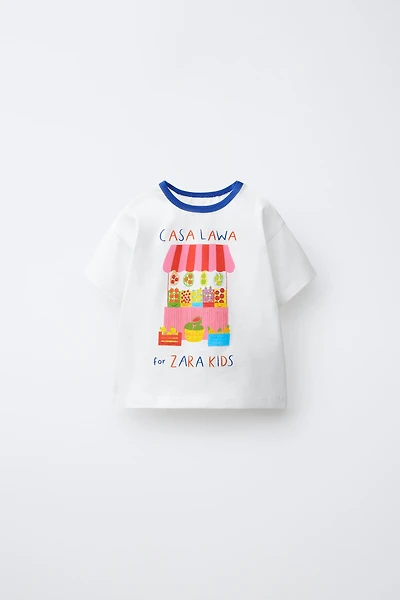 PRINTED CASA LAWA X ZARA KIDS T-SHIRT