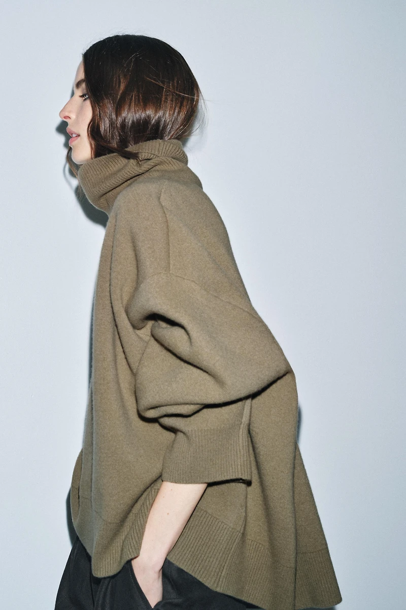 PULL OVERSIZE 95 % LAINE