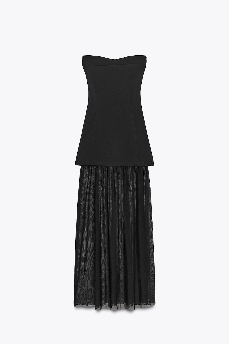 COMBINATION STRAPLESS DRESS