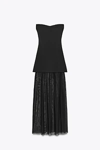 COMBINATION STRAPLESS DRESS