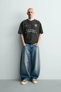 WASHED PRINTED T-SHIRT
