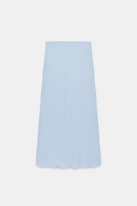 TEXTURED MIDI SKIRT