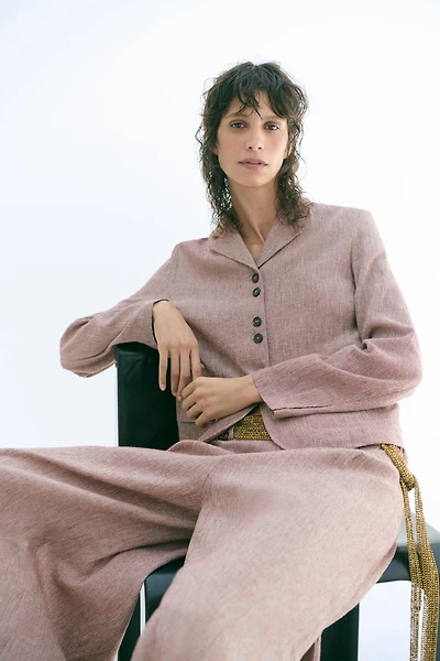 ZW COLLECTION LINEN BLAZER