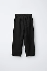 100% LINEN STRAIGHT PANTS