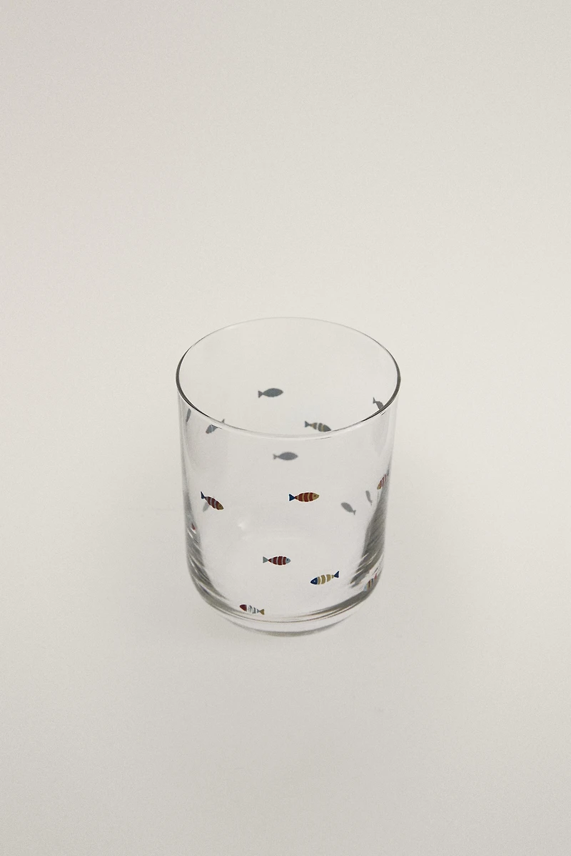 FISH GLASS TUMBLER