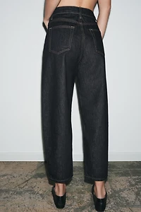 ZW COLLECTION TAPERED MID-RISE JEANS
