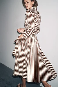 ZW COLLECTION STRIPED SHIRT DRESS