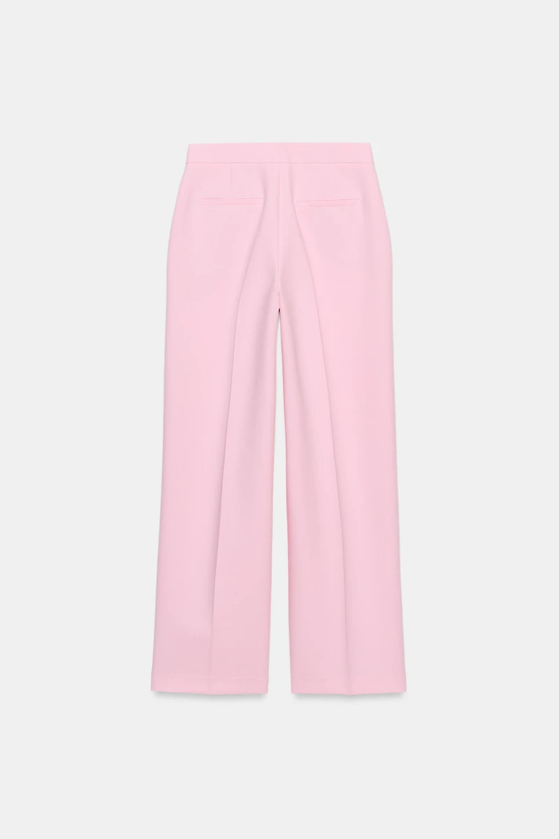 LOW-RISE STRAIGHT LEG PANTS