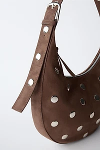 STUD SHOULDER BAG