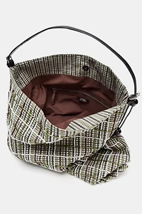 SHIMMER APPLIQUÉ SHOPPER BAG