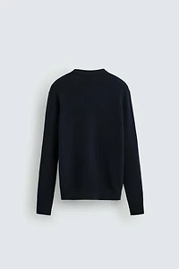 REGULAR FIT WAFFLE JUMPER