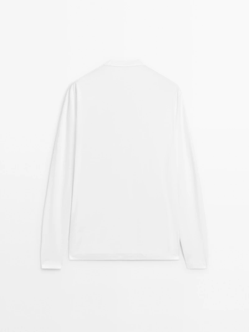 T-shirt manches longues en coton medium weight