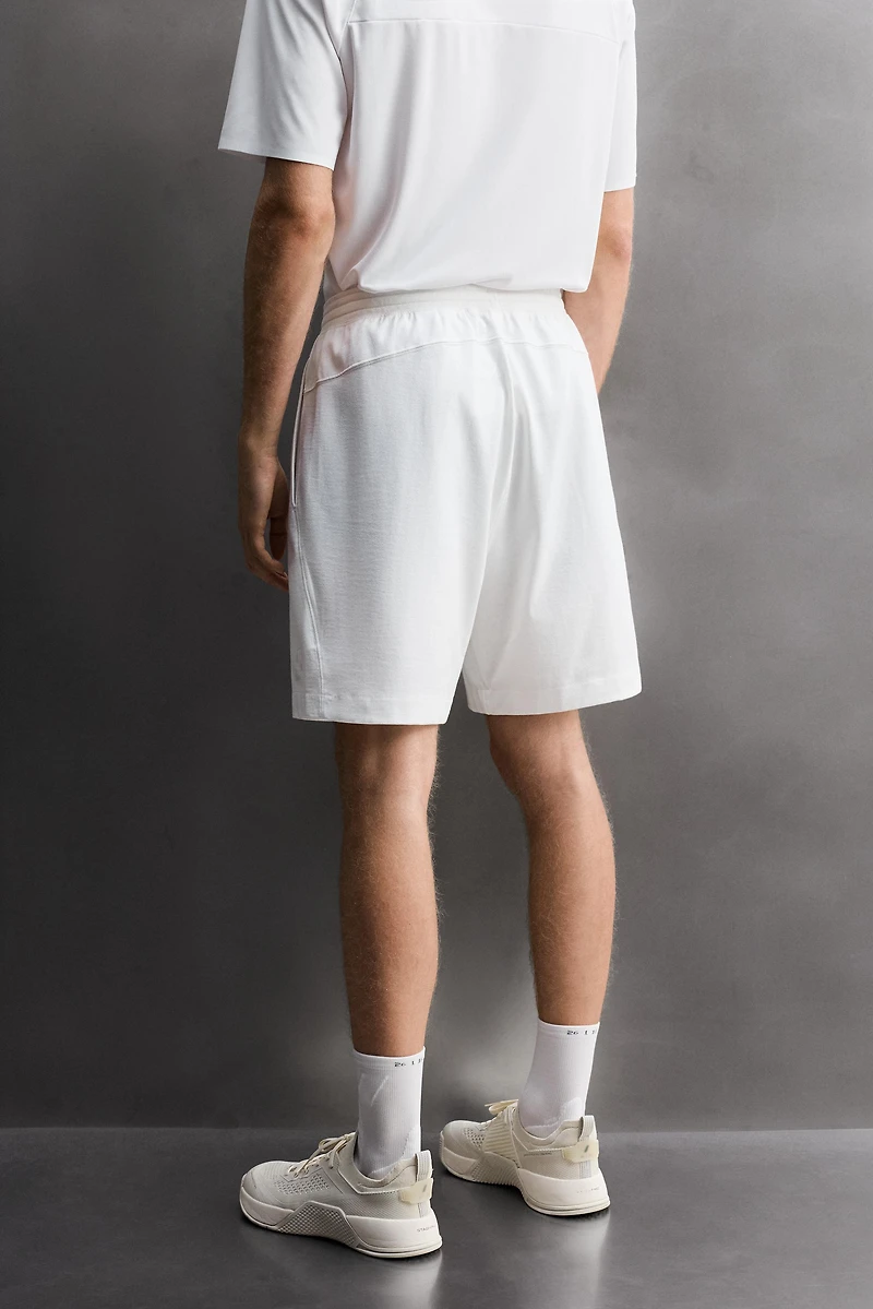 SHORT DE TRAINING EN MÉLANGE COTON 9"