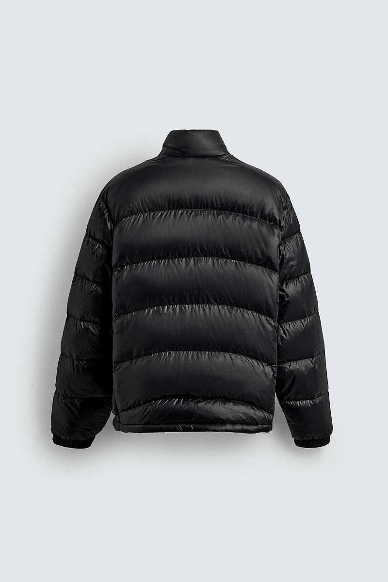 100% FEATHER WATER REPELLENT PUFFER JACKET