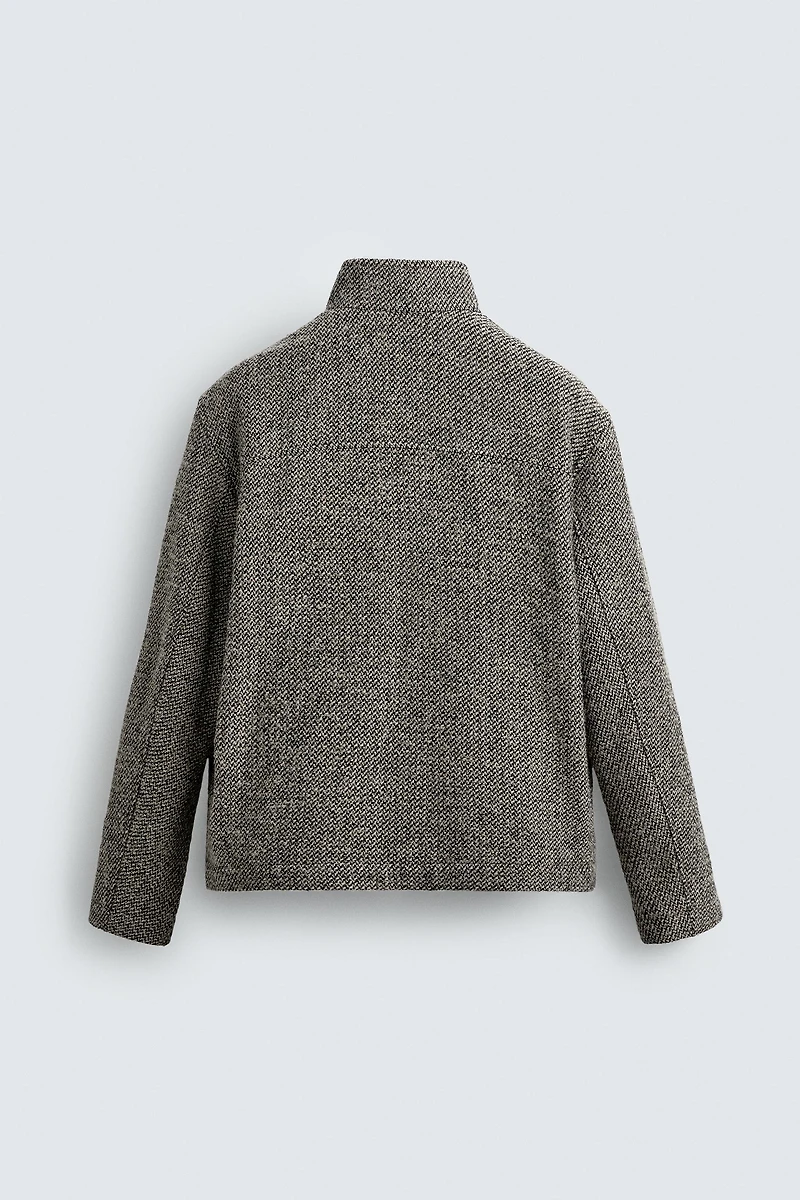 SURCHEMISE TEXTURÉE BOUCLÉ