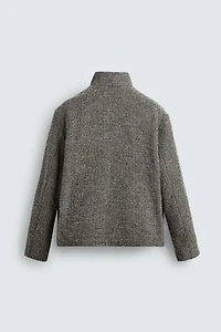 SURCHEMISE TEXTURÉE BOUCLÉ
