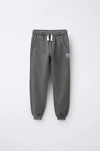 PANTALON JOGGER TEINT EN PIÈCE