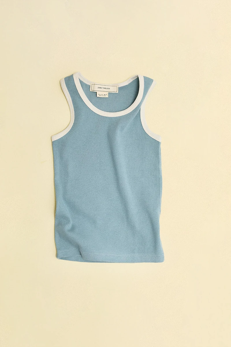 ZARA TIMELESS - THREE-PACK OF T-SHIRTS WITH CONTRAST TRIM