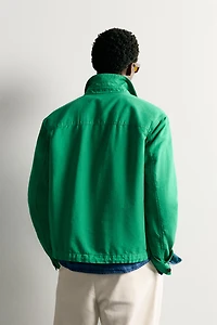 COTTON LINEN REGULAR FIT OVERSHIRT