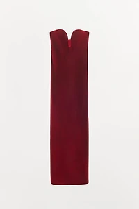 ROBE EN VELOURS BUSTIER LIMITED EDITION