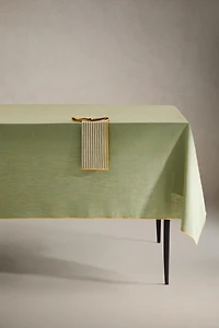 NAPPE COTON BRODERIE CONTRASTANTE