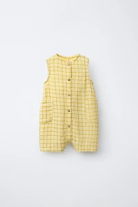PLAID ROMPER