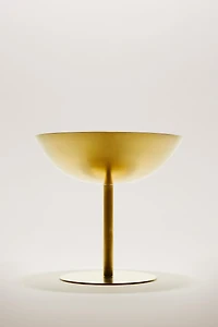 VERRE À PIED HAUT MÉTAL DORÉ