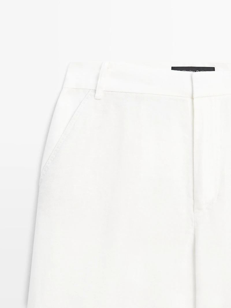Pantalon fluide 100 % lin