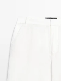 Pantalon fluide 100 % lin