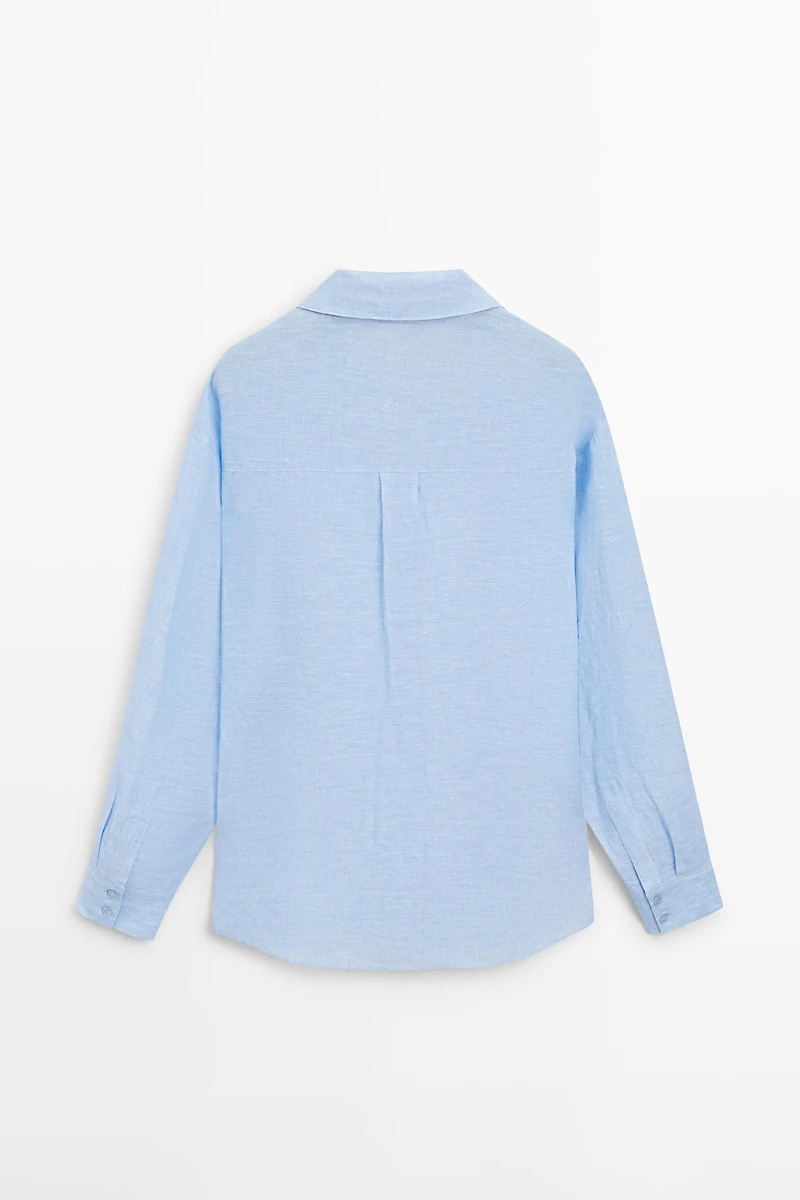 Chemise fluide 100 % lin