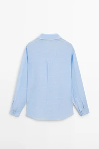 Chemise fluide 100 % lin