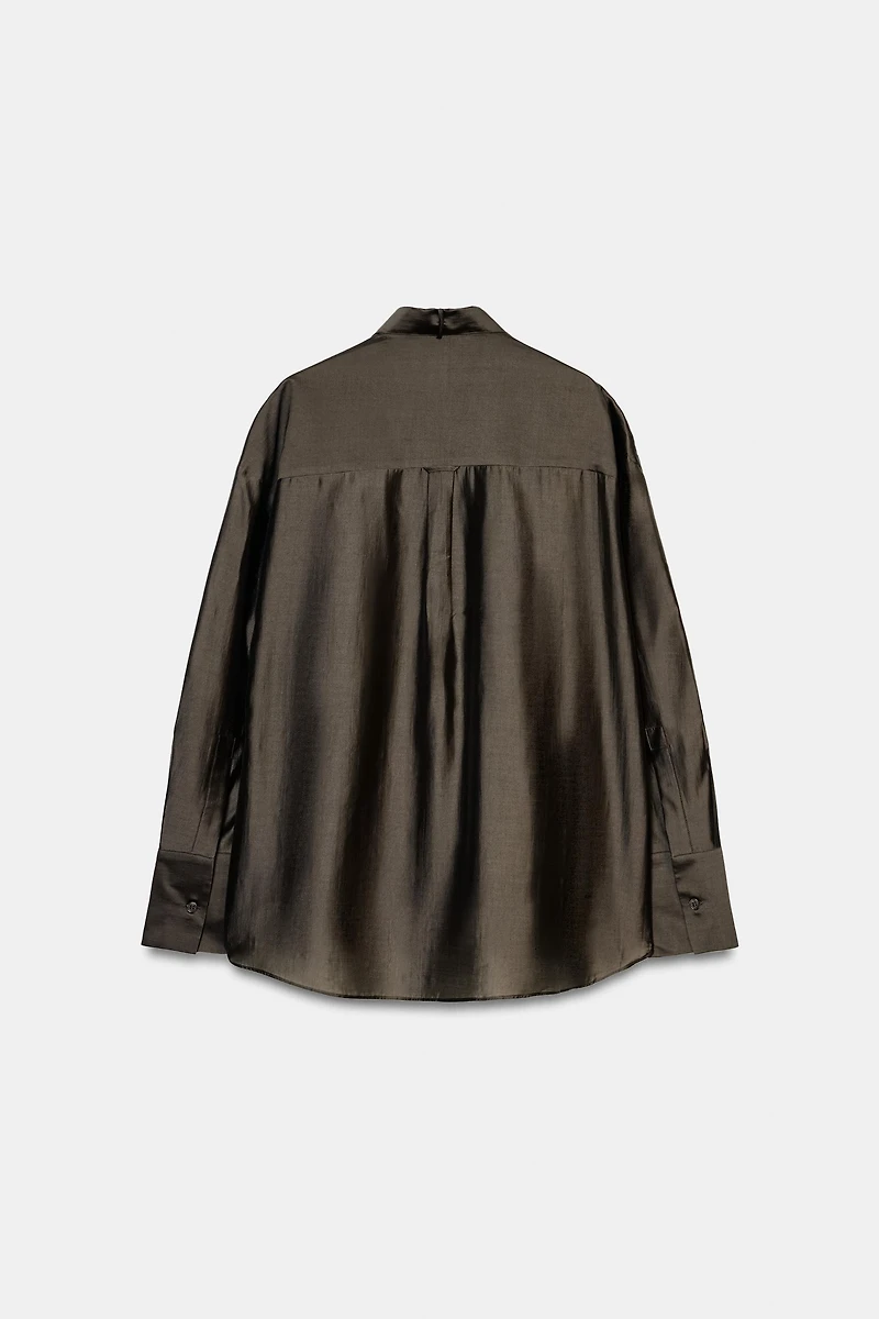 ZW COLLECTION BOW POCKET SHIRT