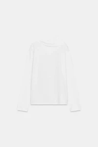 LONG SLEEVE HANDKERCHIEF T-SHIRT