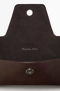 Nappa leather sunglasses case