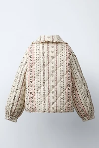 PRINTED PUFFER JACKET