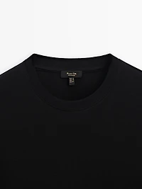 100% cotton interlock long sleeve T-shirt