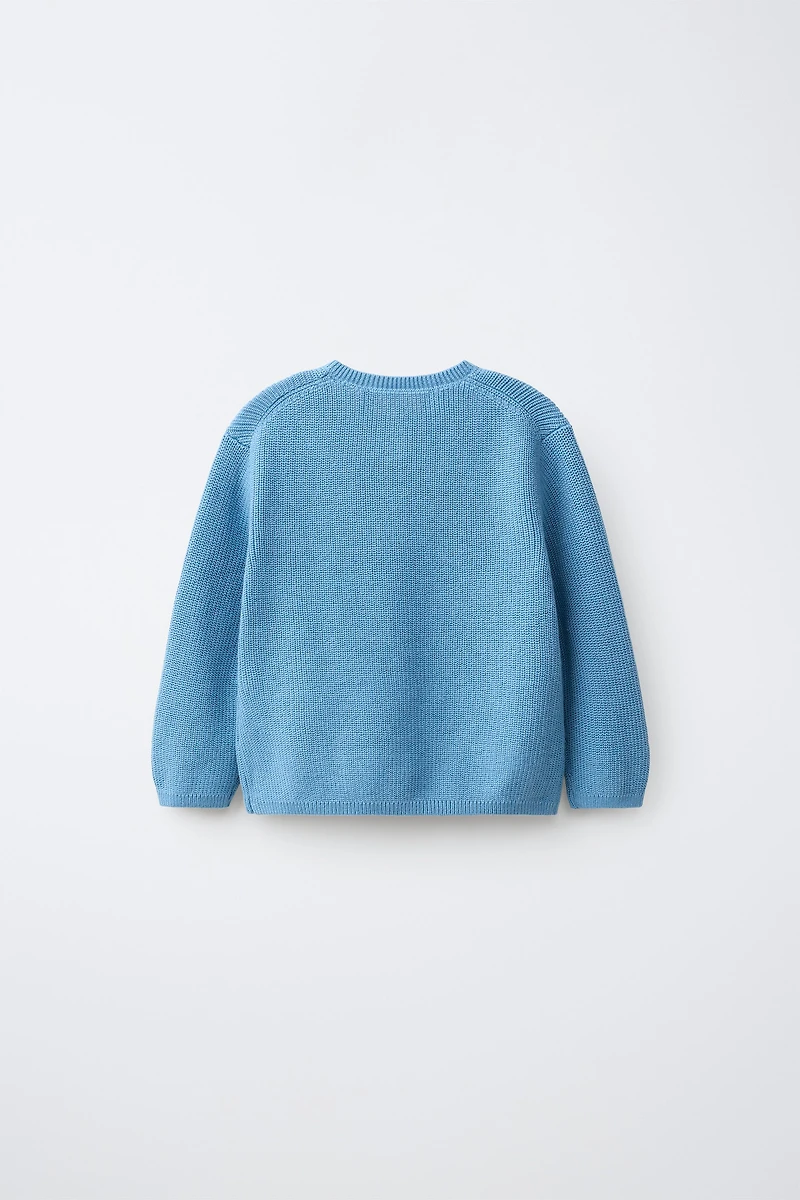 PURL KNIT CARDIGAN