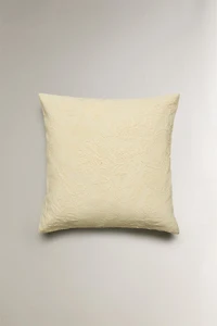 EMBROIDERED THROW PILLOW COVER